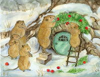 Item 1769 Door Decorations Notecard Boxed Set of twelve image