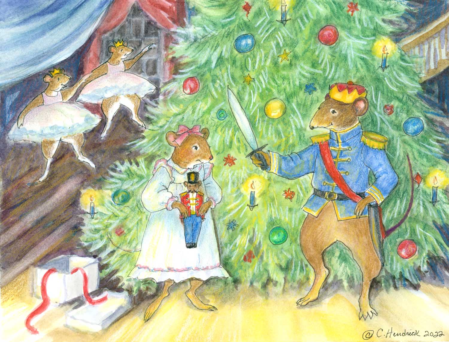 #783  Nutcracker Suite Notecard