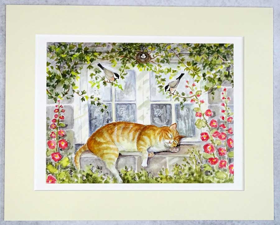 #2001 - Garden Nap Print - #2001G