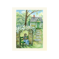 #800  Bernard's Morning Tea Notecard