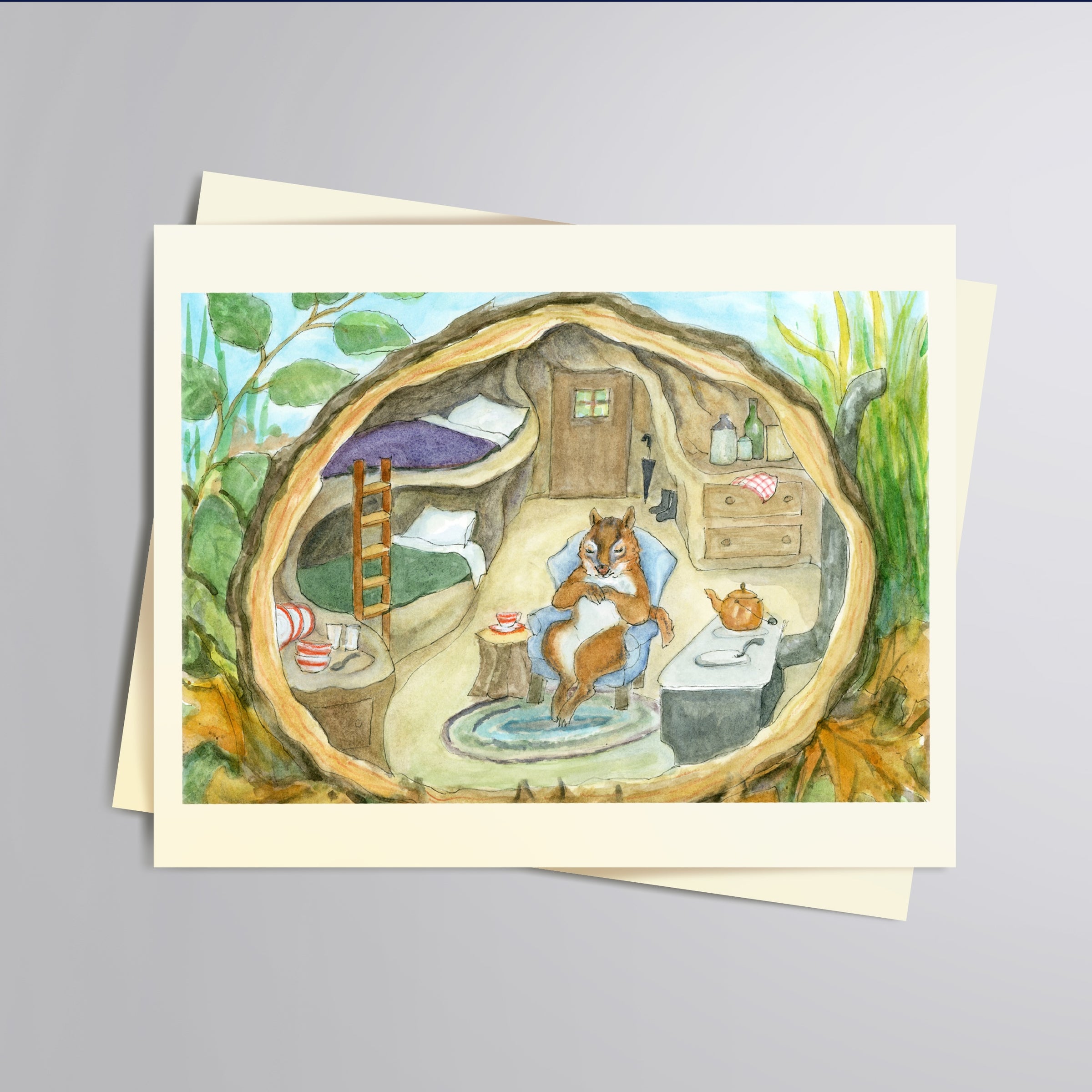 #801 - Chippie's House Notecard