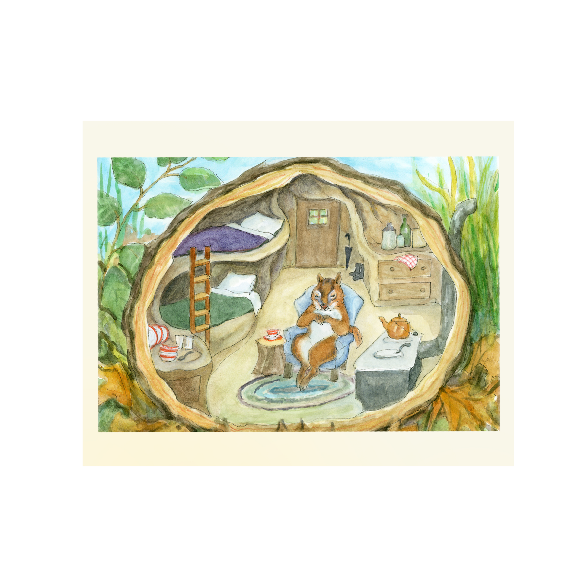 #801 - Chippie's House Notecard