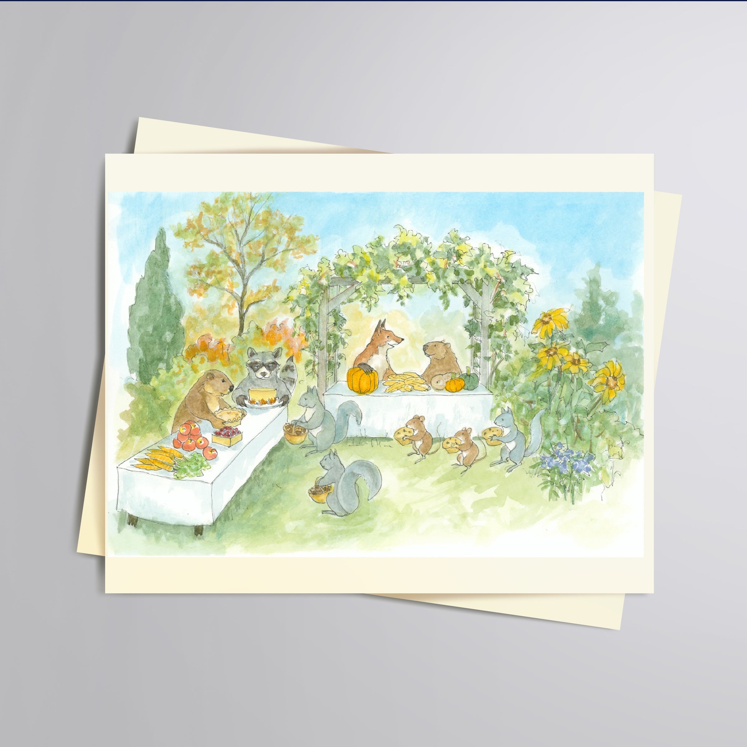 #802  Gathering of Friends Notecard