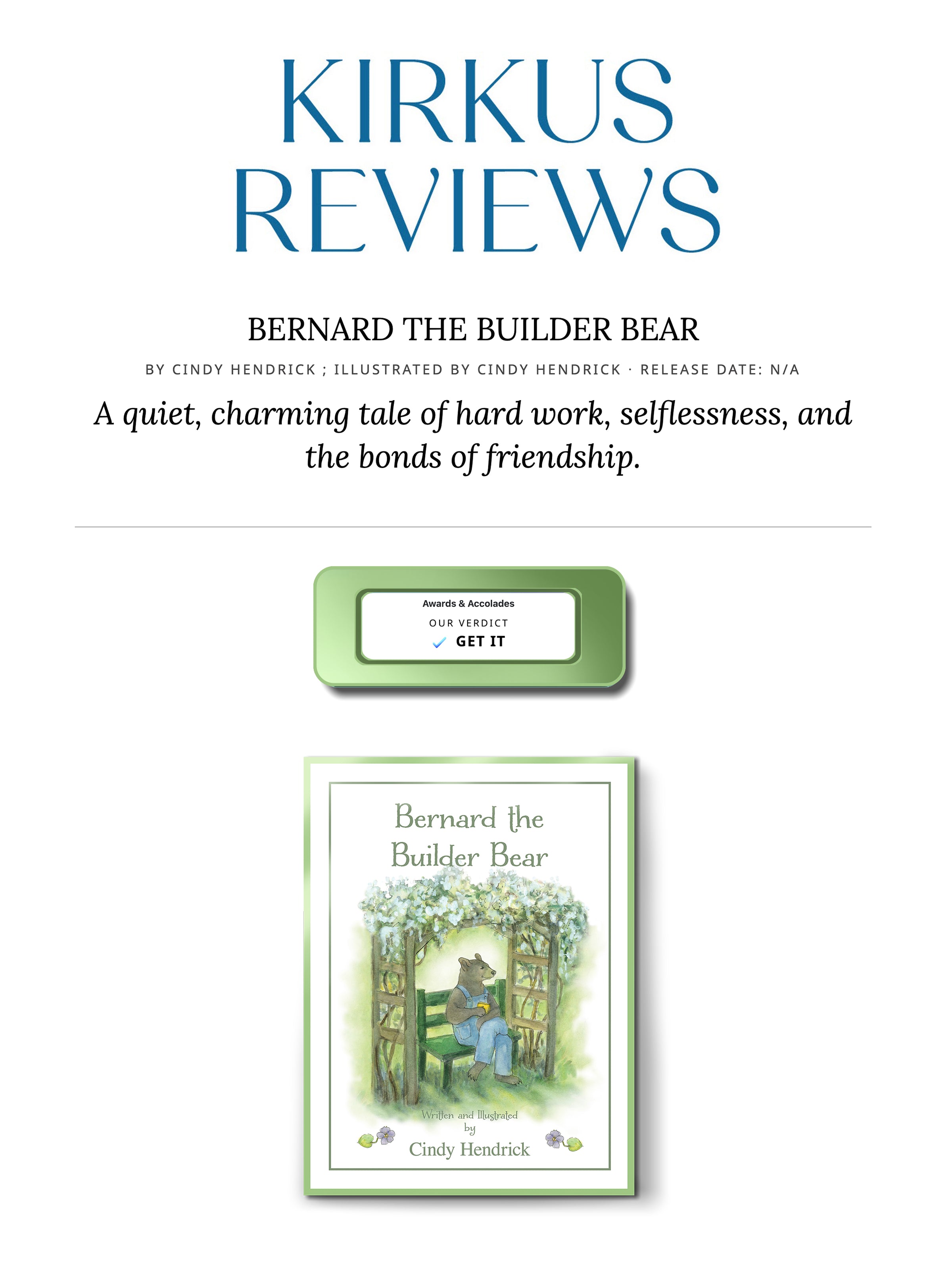 #4001 - Bernard the Builder Bear
