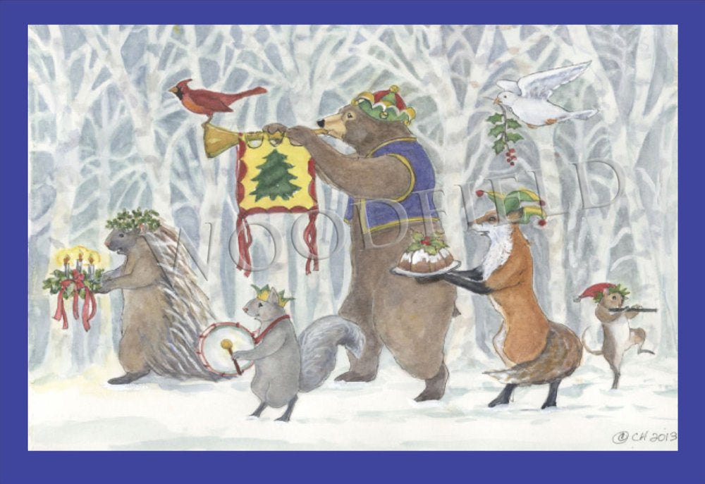 Item 1772 Christmas Procession Notecard Boxed Set of twelve image