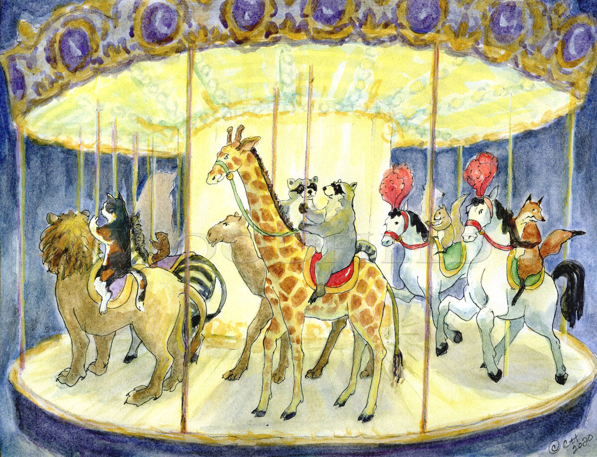 #2152 - Carousel Print - #2152G