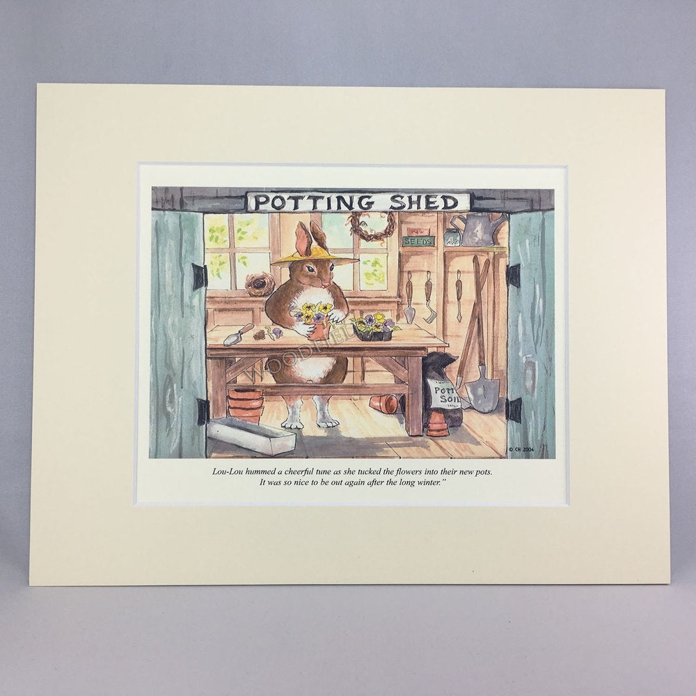 Item 2010 Lou Lou's Potting Shed Print