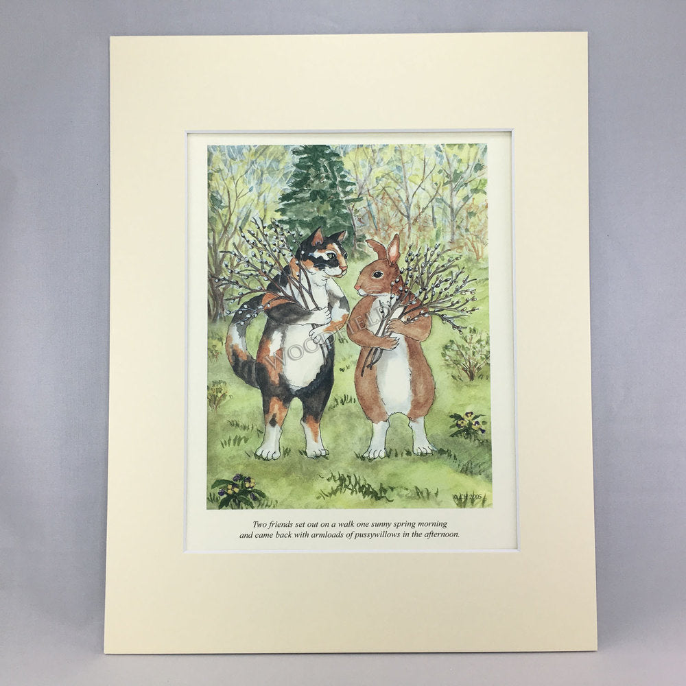 Item 2015 Gathering Pussywillows Print