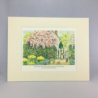 Item 2022 Cottage Garden Print