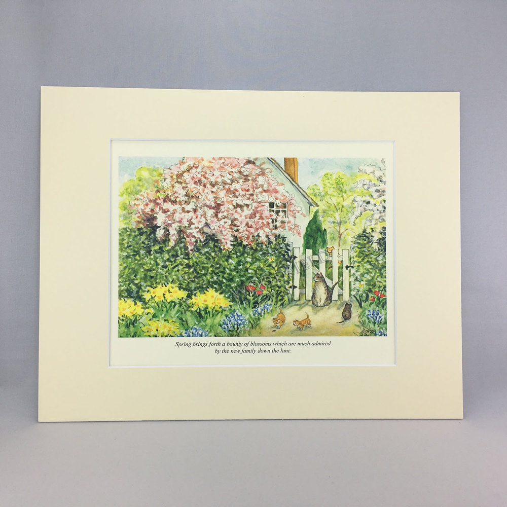 Item 2022 Cottage Garden Print
