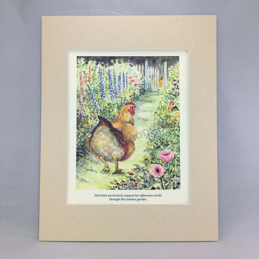 Item 2295 Garden Hen Print