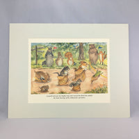 Item 2296 Sack Race Print