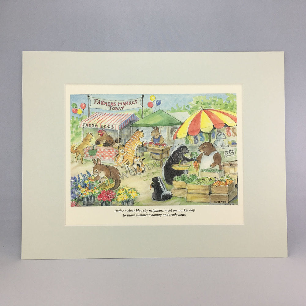 Item 2297 Farmer's Market Print