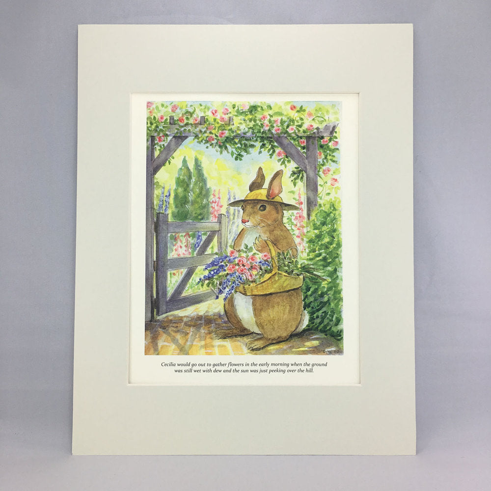 Item 2299 Picking Flowers Print