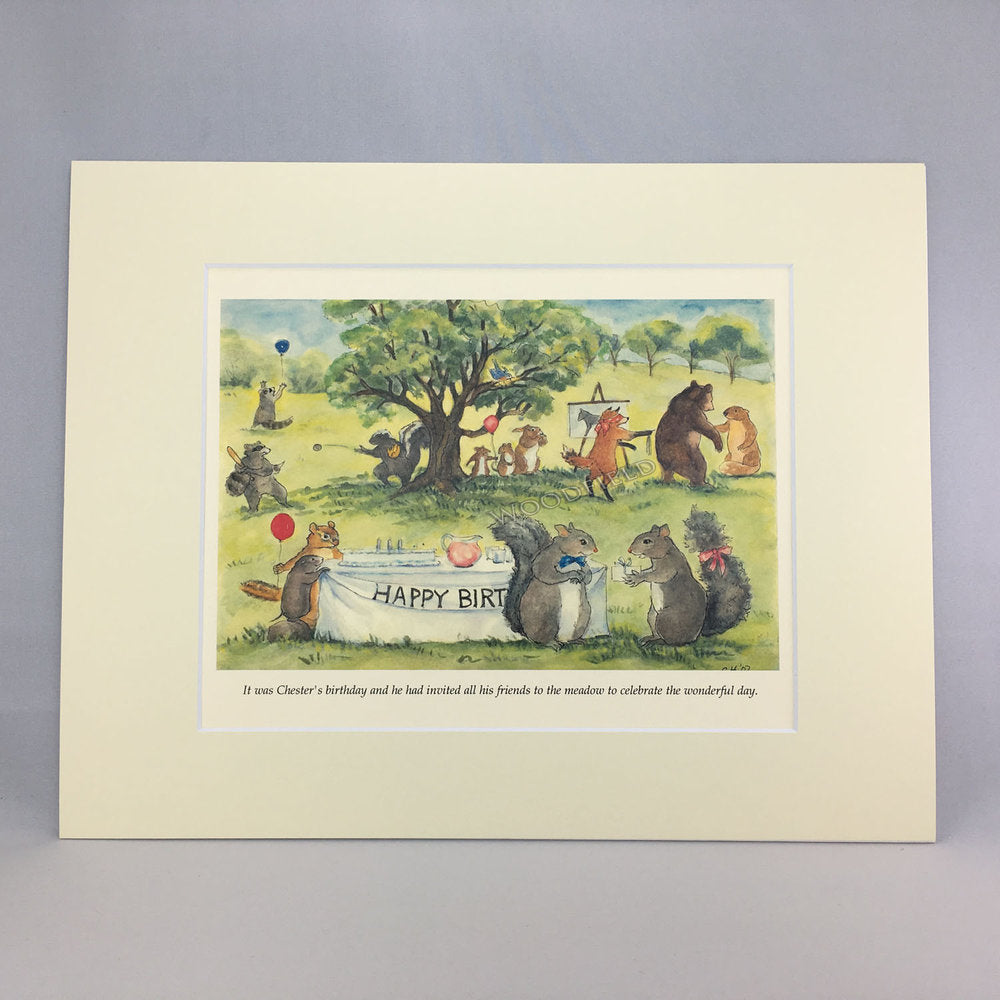 Item 2300 Happy Birthday Print