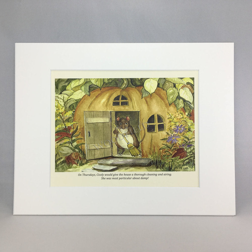 Item 2302 Cleaning House Print