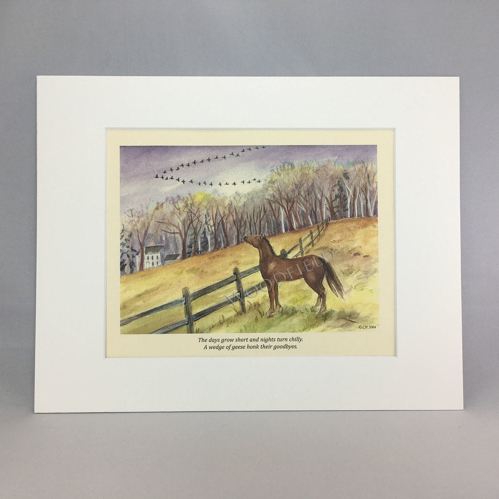 Item 2305 Geese Goodbyes Print