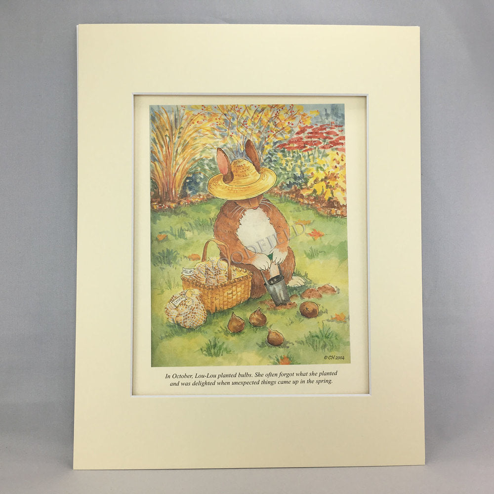 Item 2312 Planting Bulbs Print