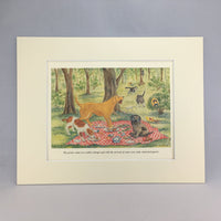 Item 2315 Bad Dog Picnic Print