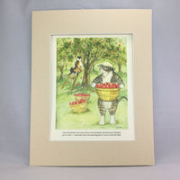 Item 2320 Apple Picking Print