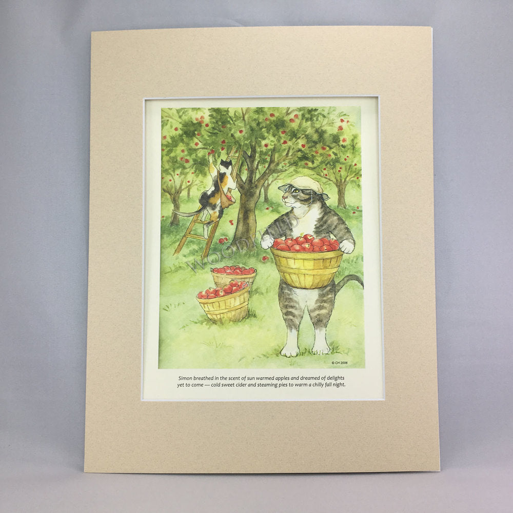 Item 2320 Apple Picking Print