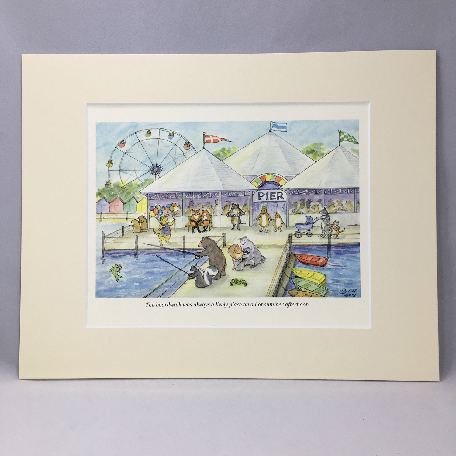 Item 2409 Pier Promenade Print
