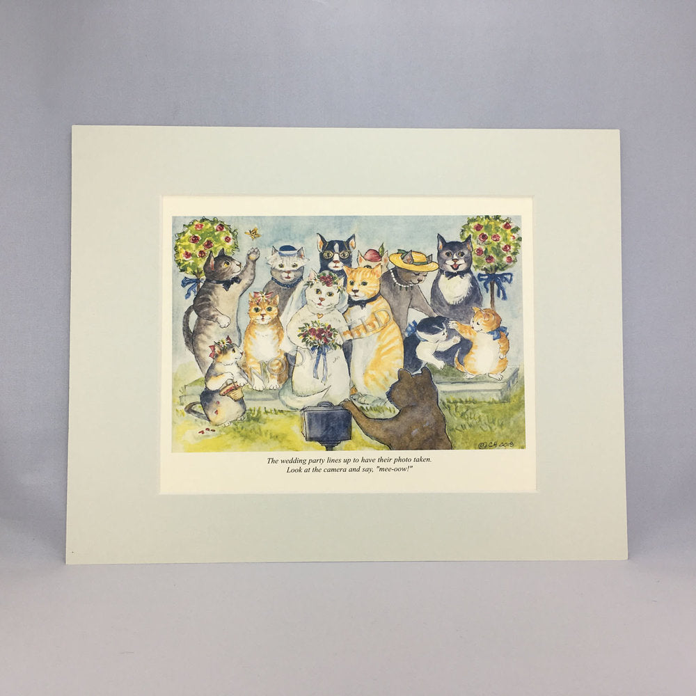 Item 2502 Wedding Party Print