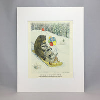 Item 2506 Toboggan Party Print