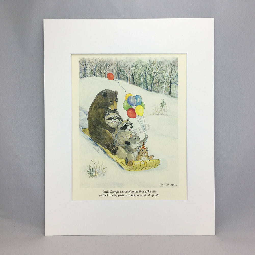Item 2506 Toboggan Party Print