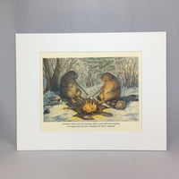Item 2755 Quiet Afternoon with Mole Print