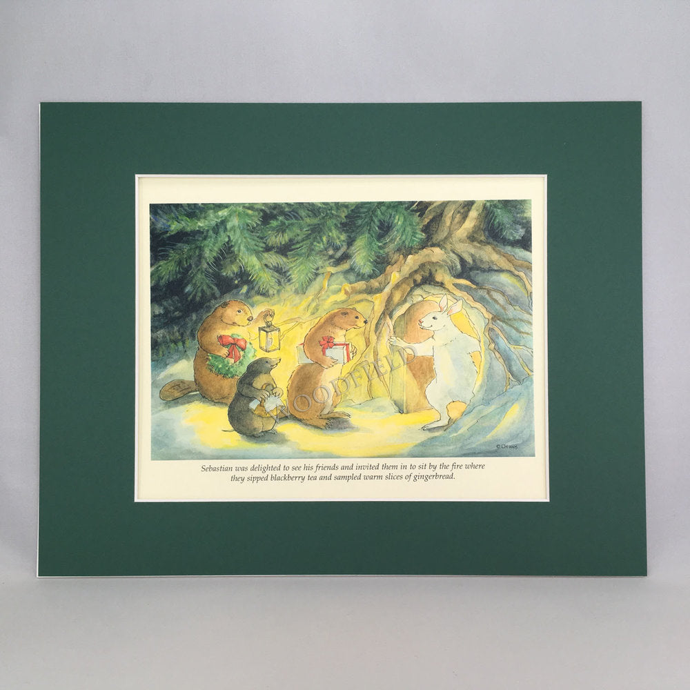 Item 2764 Yuletide Friends Print