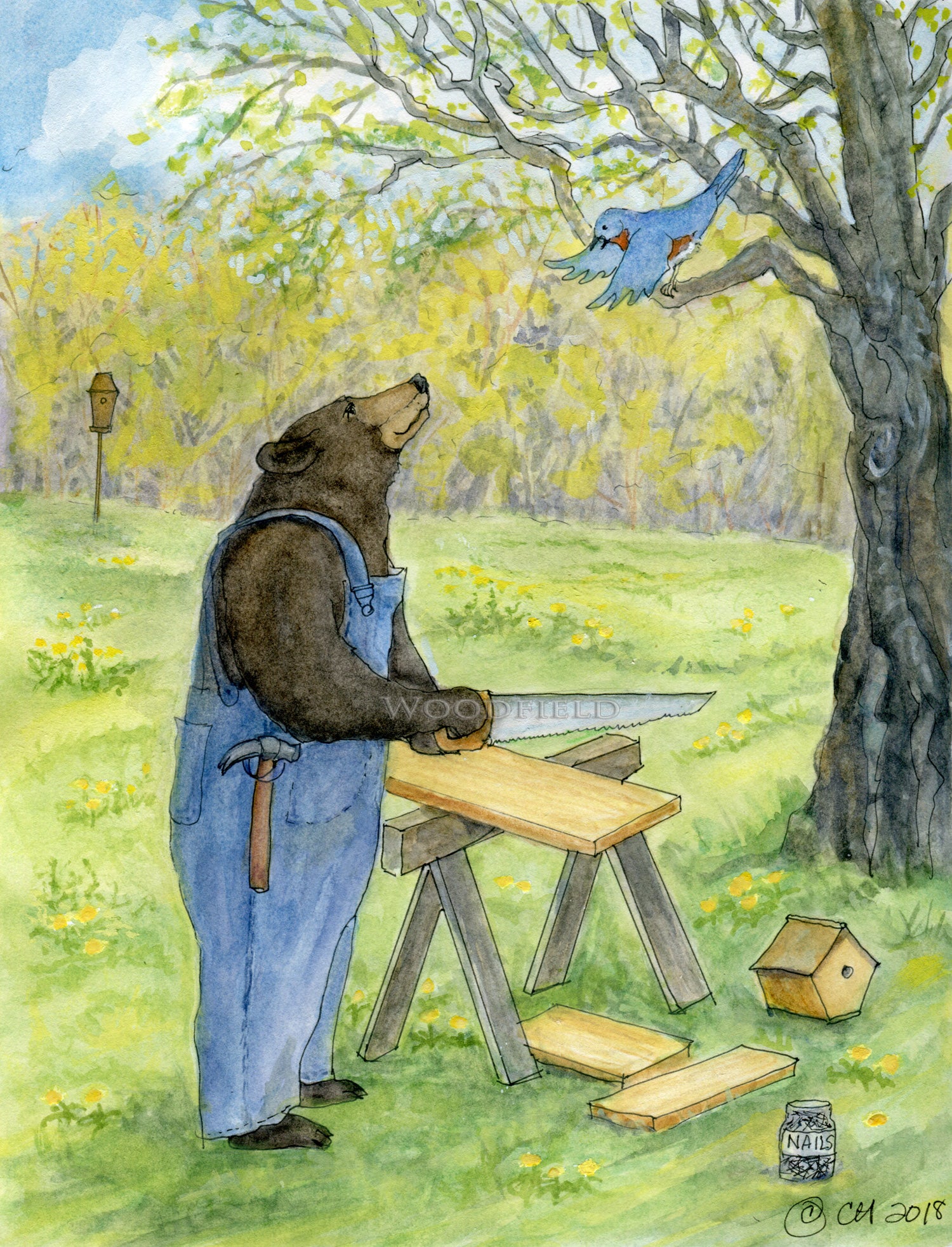 #2027 - Blue's Request Print - #2027G