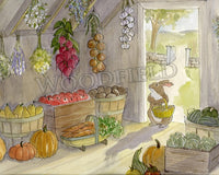 #2304 - Harvest Shopping Print - #2304G