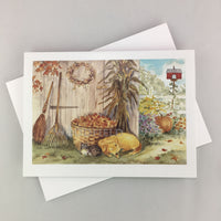 #306 - Autumn Chores Notecard