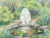#2308 - Cat Fishing Print - #2308G