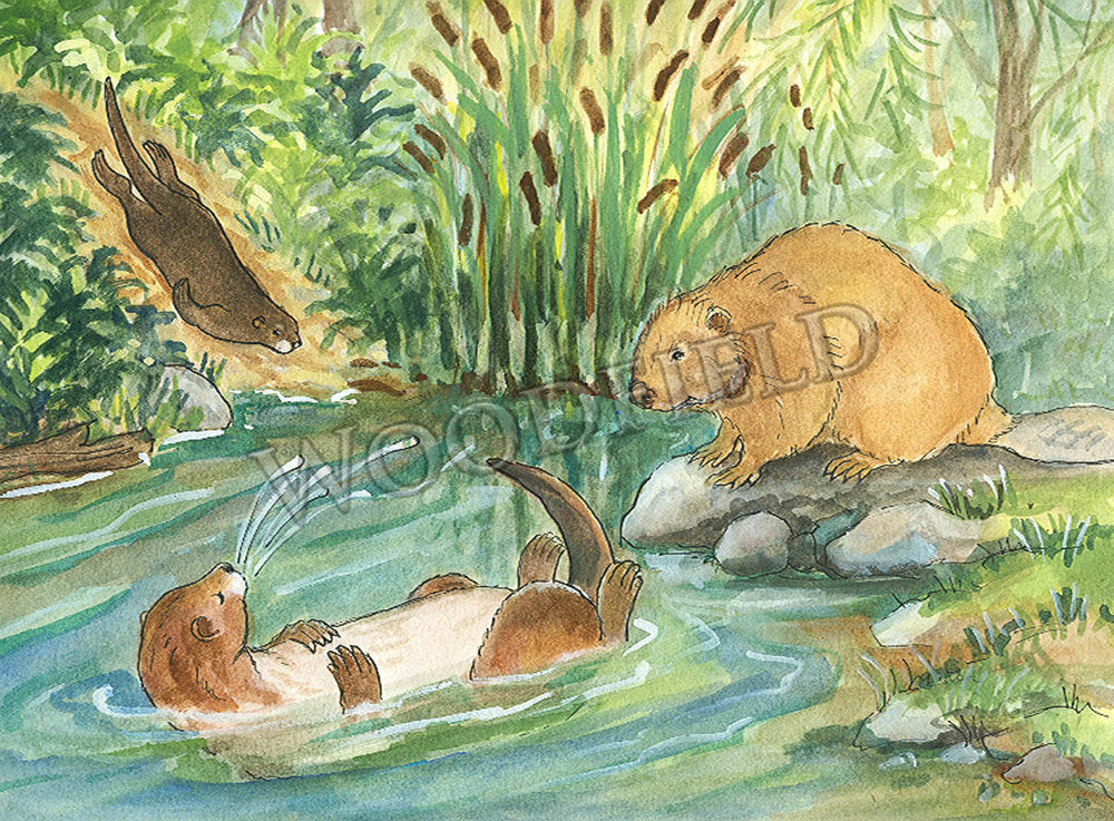 #2310 - Swimming Hole Print - #2310G