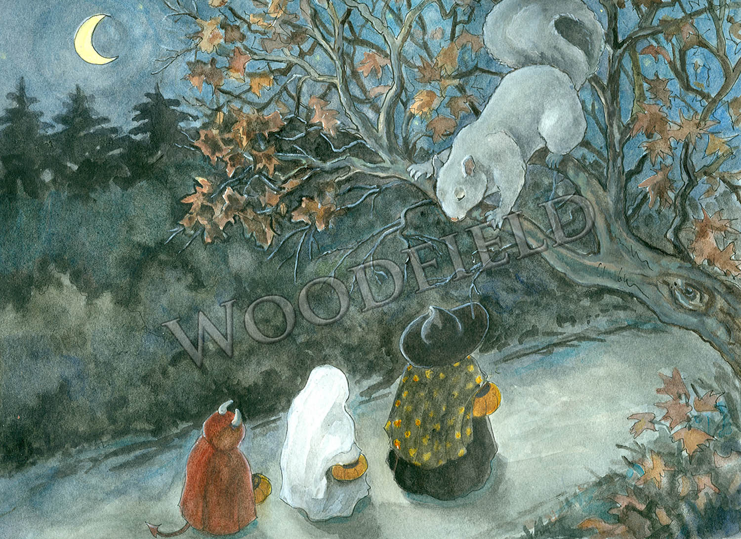 Item 317 Trick or Treat Notecard image