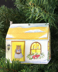 3500 Mouse House Christmas Tree Ornament