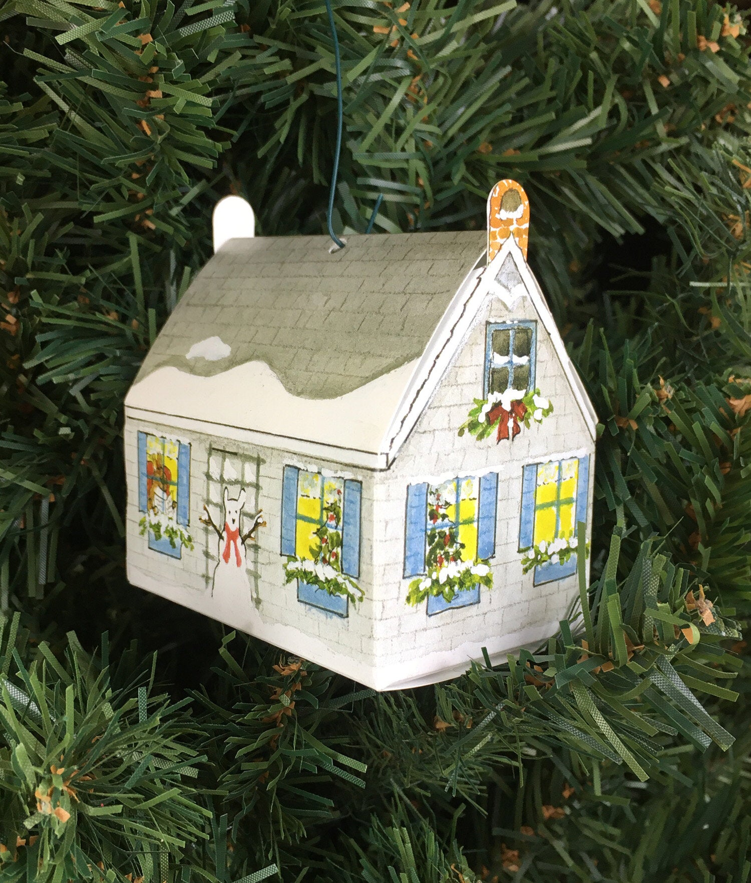 3502 Bettina's Bungalow Christmas Ornament