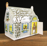 Item 3502 Bettina's Bungalow Christmas Keepsake front view standalone