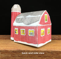3503 Farm Barn Christmas Ornament