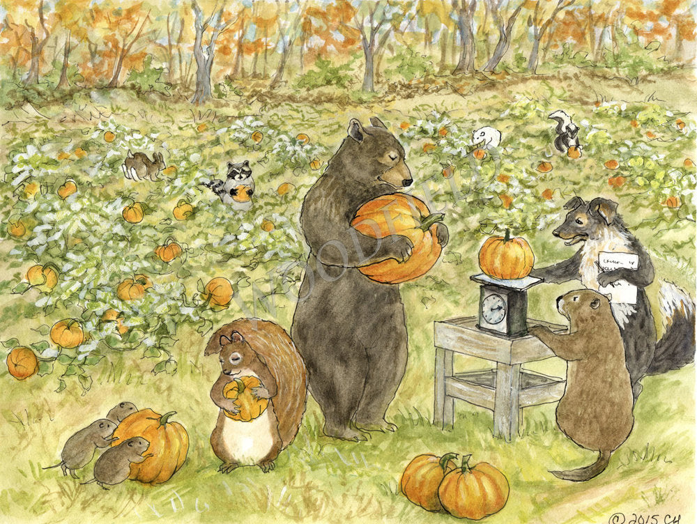 #2360 - Pumpkin Patch Print - #2360G