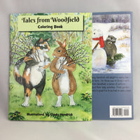Item 4000 Tales From Woodfield Coloring Book front and back