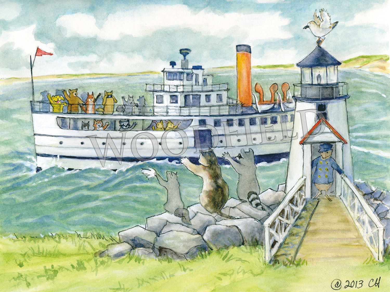 Item 402 Bon Voyage Notecard image