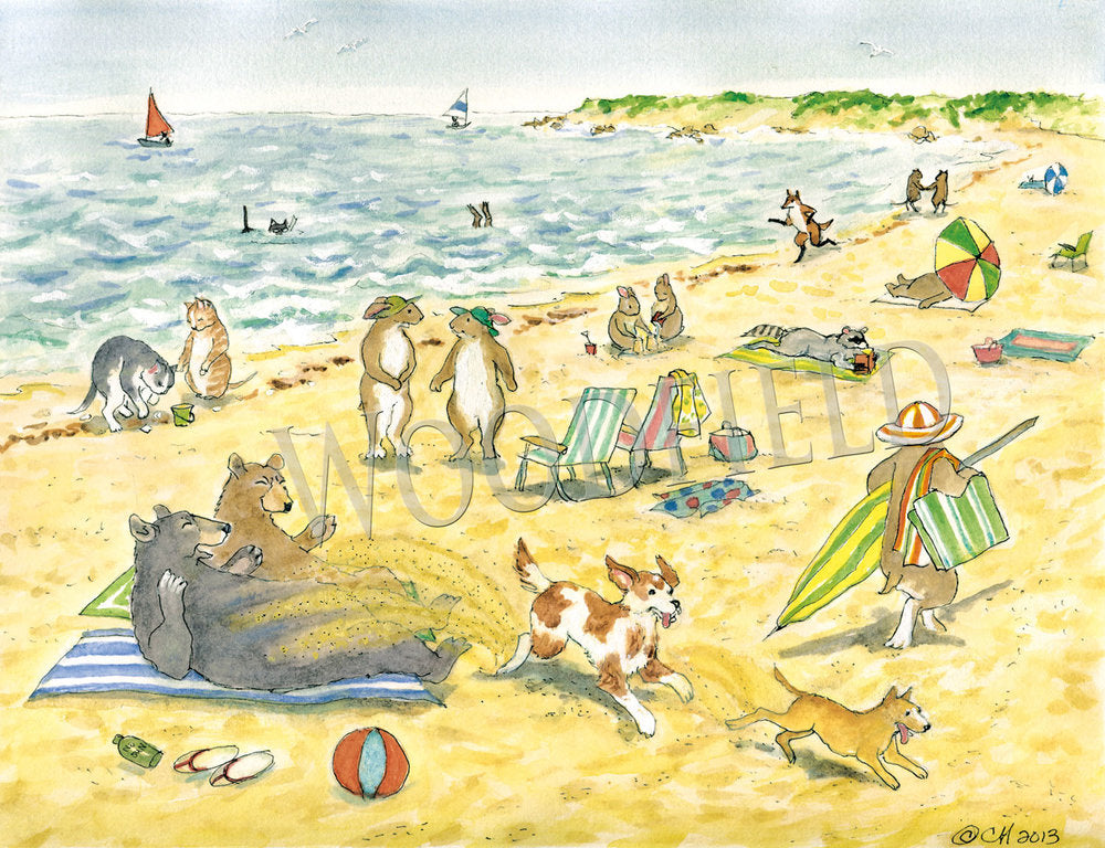 #2406 - Sea Lovers Print - #2406G