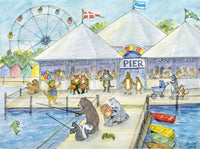 #2409 - Pier Promenade Print - #2409G