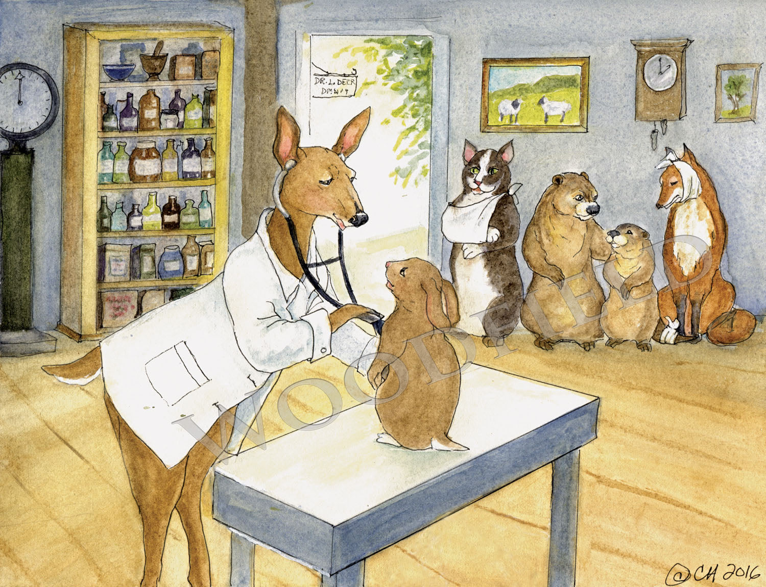 Item 507 Doctor's Office Notecard image