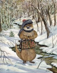 #2745 - Otter's Visit Print - #2745G