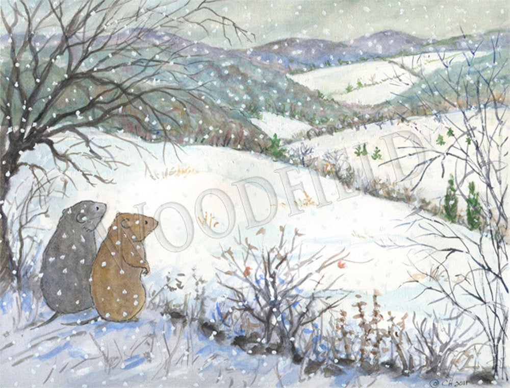 #2747 - First Snow Print - #2747G
