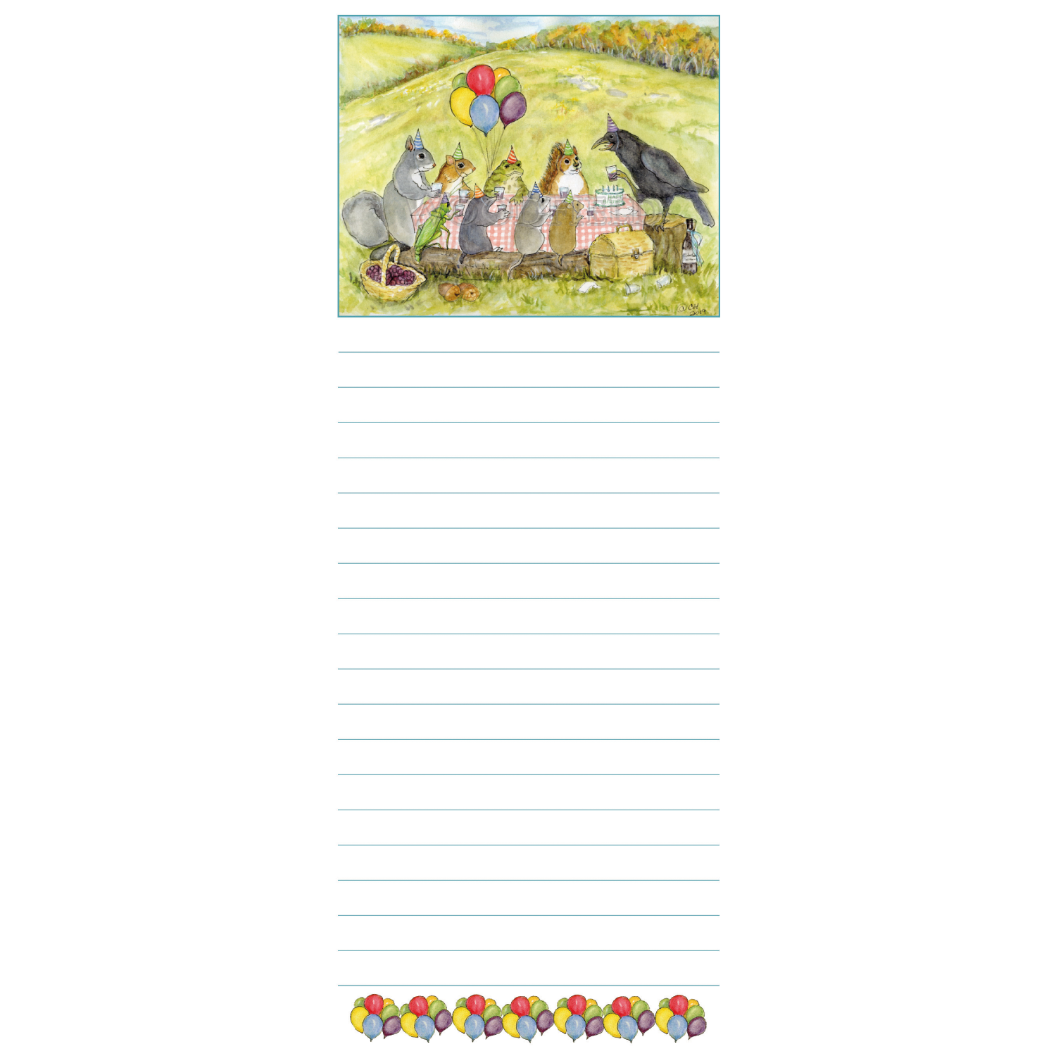 #7509 - Crow's Toast Magnetic Notepad
